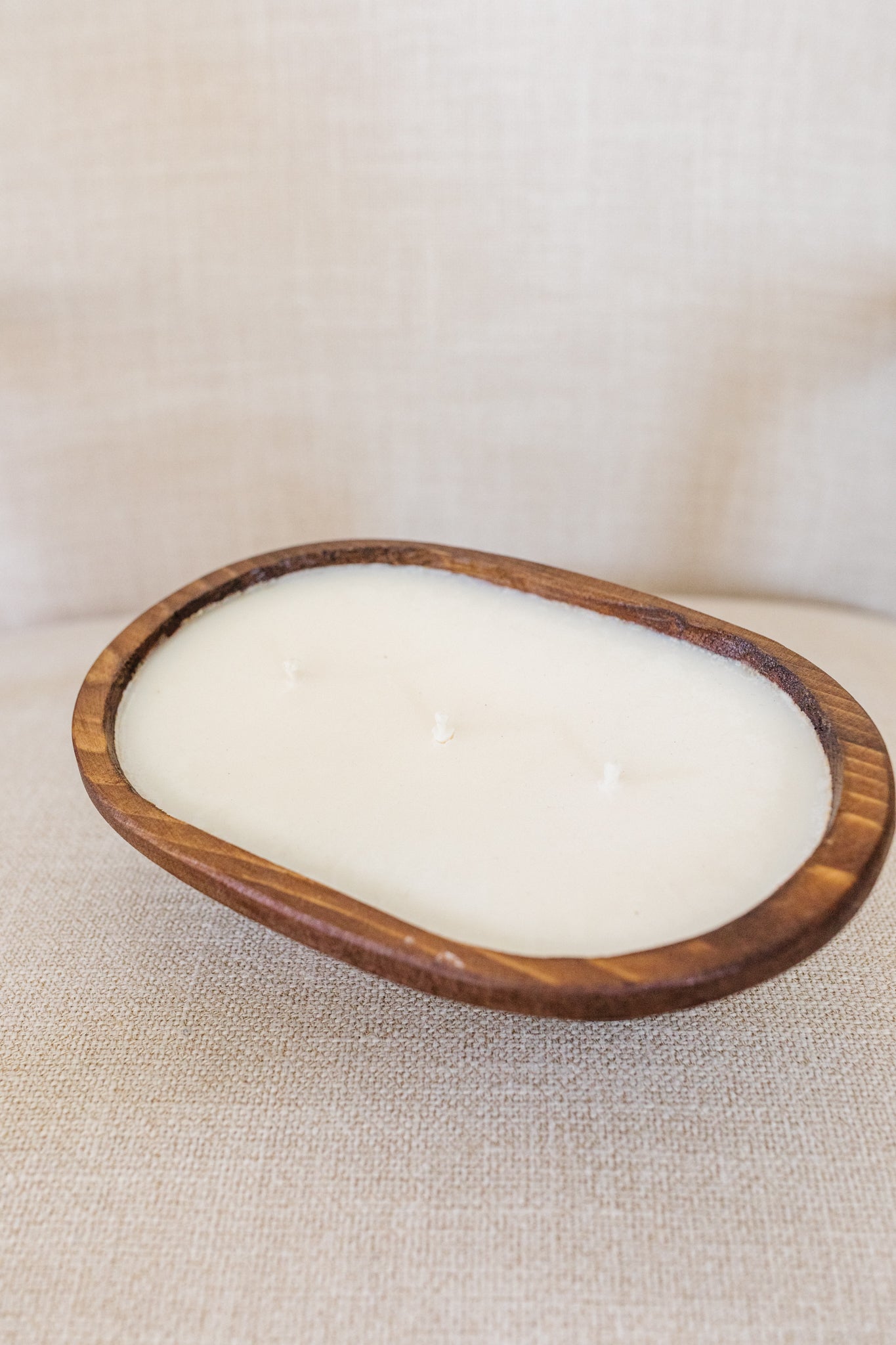 3-Wick Oval Dough Bowl Candle | Hot Mess Creations — All Natural, Hand Crafted Candles Made in Ventura, California
